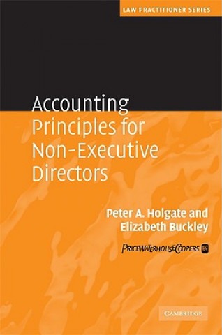 Книга Accounting Principles for Non-Executive Directors Peter HolgateElizabeth Buckley