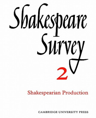 Carte Shakespeare Survey Allardyce Nicoll