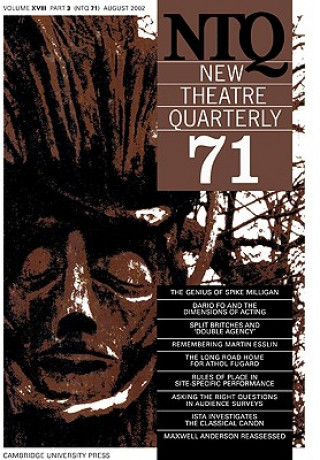 Kniha New Theatre Quarterly 71: Volume 18, Part 3 Clive BarkerSimon Trussler