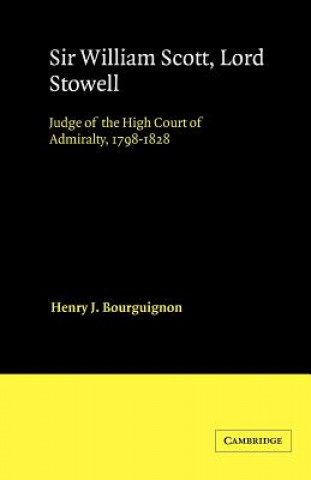Książka Sir William Scott, Lord Stowell Henry J. Bourguignon