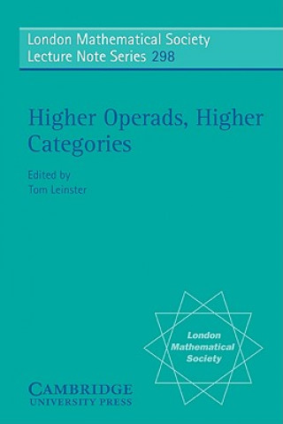 Book Higher Operads, Higher Categories Tom Leinster