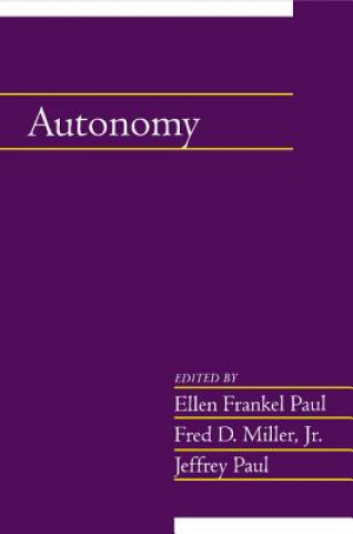 Kniha Autonomy: Volume 20, Part 2 Ellen Frankel PaulFred D. Miller Jr.Jeffrey Paul