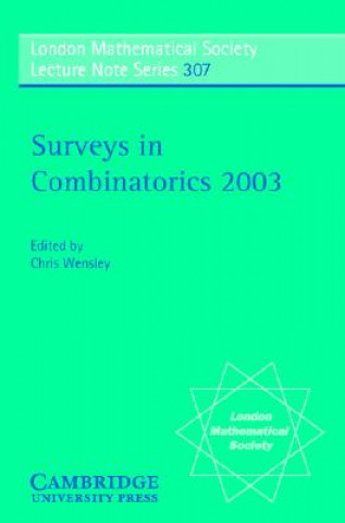 Książka Surveys in Combinatorics 2003 C. D. Wensley