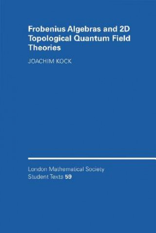 Carte Frobenius Algebras and 2-D Topological Quantum Field Theories Joachim Kock