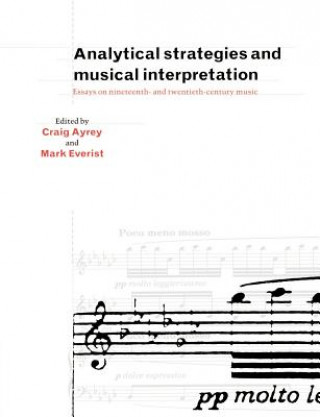 Kniha Analytical Strategies and Musical Interpretation Craig AyreyMark Everist
