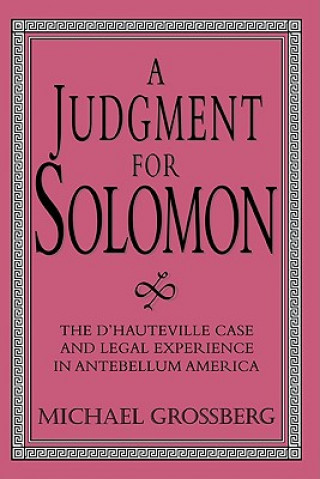 Книга Judgment for Solomon Michael (Indiana University) Grossberg