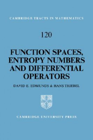 Kniha Function Spaces, Entropy Numbers, Differential Operators D. E. Edmunds