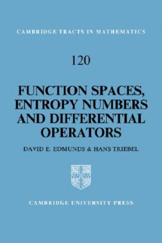 Książka Function Spaces, Entropy Numbers, Differential Operators D. E. Edmunds