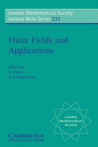 Carte Finite Fields and Applications S. CohenH. Niederreiter