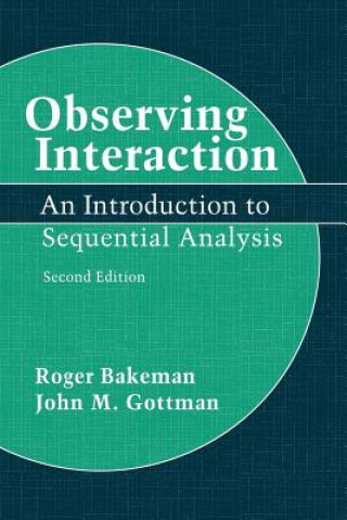 Βιβλίο Observing Interaction Roger BakemanJohn M. Gottman