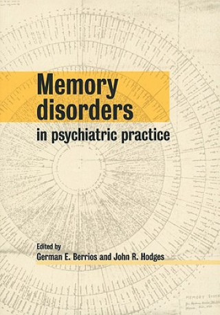 Kniha Memory Disorders in Psychiatric Practice German E. Berrios