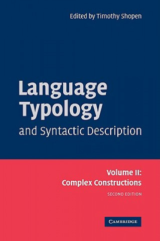 Carte Language Typology and Syntactic Description: Volume 2, Complex Constructions Timothy Shopen