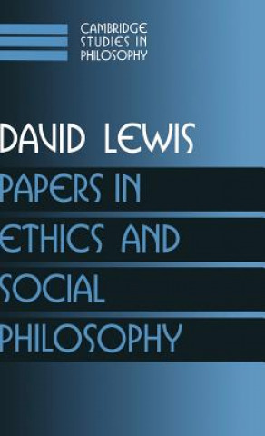 Kniha Papers in Ethics and Social Philosophy: Volume 3 David Lewis