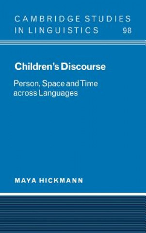 Kniha Children's Discourse Maya Hickmann