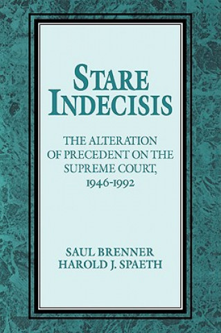 Buch Stare Indecisis Saul BrennerHarold J. Spaeth