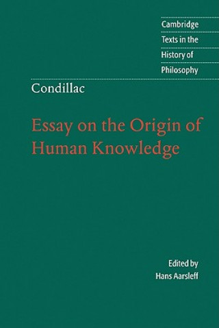 Kniha Condillac: Essay on the Origin of Human Knowledge Etienne Bonnot De Condillac