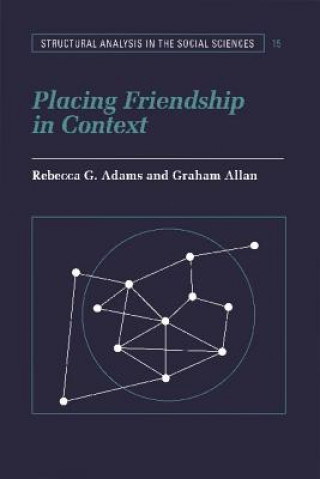 Kniha Placing Friendship in Context Rebecca G. AdamsGraham Allan