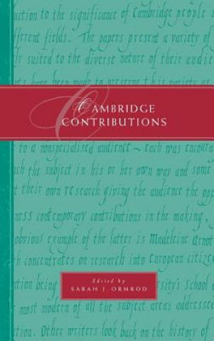 Knjiga Cambridge Contributions Sarah J. Ormrod