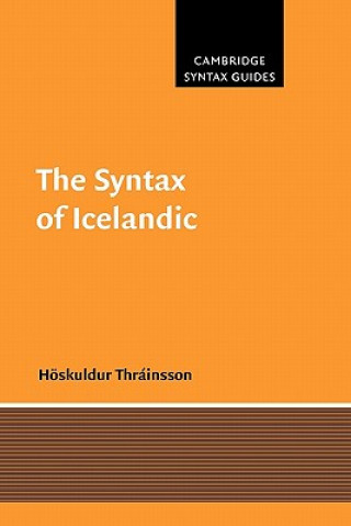 Carte Syntax of Icelandic Hoskuldur Thrainsson