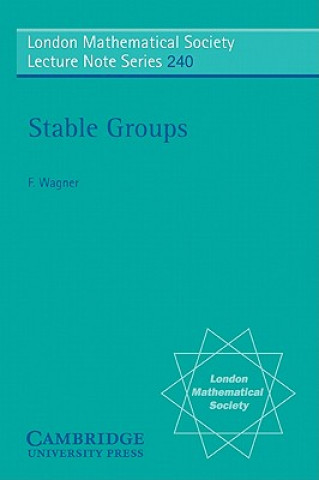 Kniha Stable Groups F. Wagner