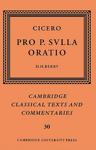 Kniha Cicero: Pro P. Sulla oratio Marcus Tullius CiceroDominic H. Berry