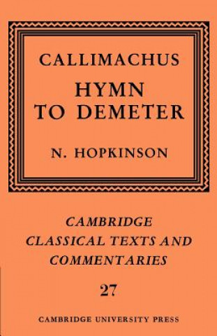 Kniha Callimachus: Hymn to Demeter Callimachus