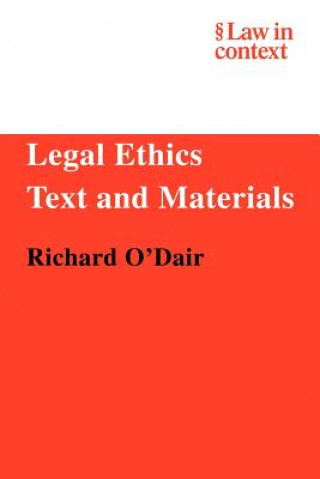 Książka Legal Ethics Richard O`Dair