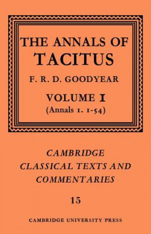 Könyv Annals of Tacitus: Volume 1, Annals 1.1-54 Cornelius Tacitus