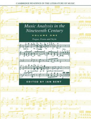 Könyv Music Analysis in the Nineteenth Century: Volume 1, Fugue, Form and Style Ian Bent