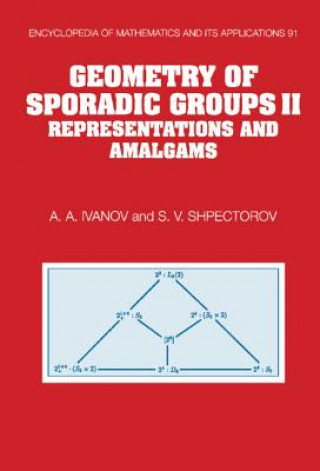 Книга Geometry of Sporadic Groups: Volume 2, Representations and Amalgams A. A. IvanovS. V. Shpectorov
