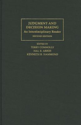 Carte Judgment and Decision Making Terry ConnollyHal R. ArkesKenneth R. Hammond