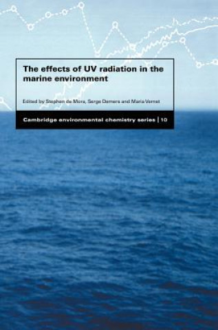 Kniha Effects of UV Radiation in the Marine Environment Stephen De MoraSerge DemersMaria Vernet