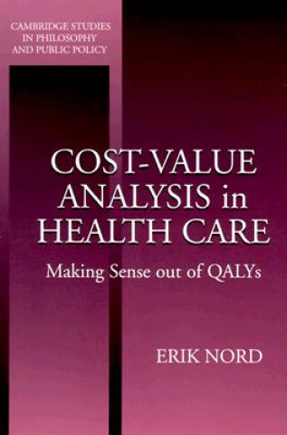 Książka Cost-Value Analysis in Health Care Erik Nord