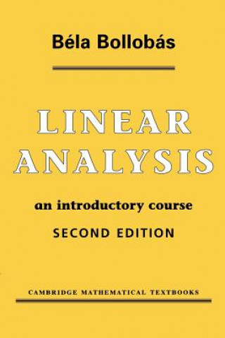 Book Linear Analysis Béla Bollobás