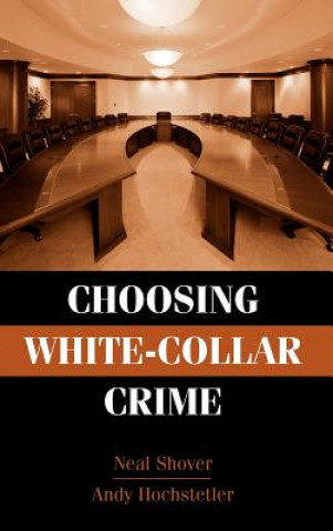 Livre Choosing White-Collar Crime Neal ShoverAndrew Hochstetler