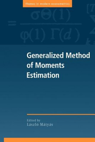 Book Generalized Method of Moments Estimation Laszlo Matyas