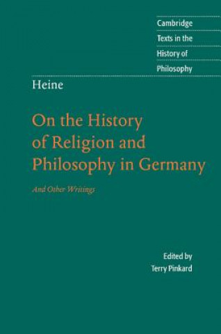 Kniha Heine: 'On the History of Religion and Philosophy in Germany' Terry PinkardHoward Pollack-Milgate