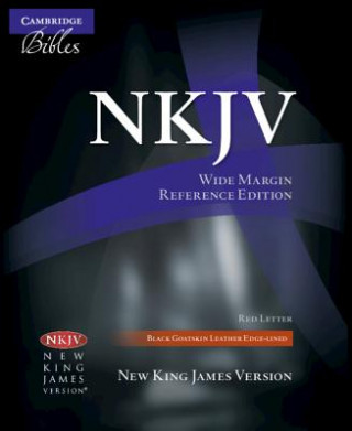 Książka NKJV Wide Margin Reference Bible, Black Edge-lined Goatskin Leather, Red-letter Text, NK746:XRME Cambridge University Press