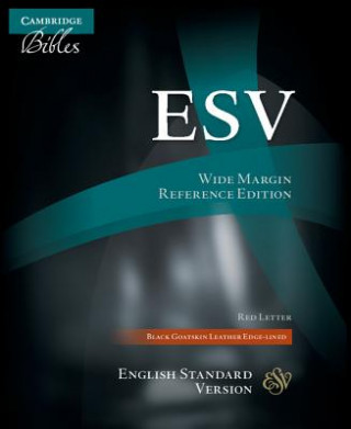 Книга ESV Wide Margin Reference Bible, Black Edge-lined Goatskin Leather, Red-letter Text, ES746:XRME Cambridge University Press