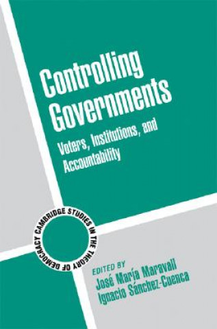 Libro Controlling Governments José María MaravallIgnacio Sánchez-Cuenca