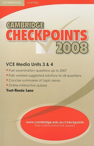 Könyv Cambridge Checkpoints VCE Media Units 3 and 4 2008 Yvet-Renee Lane