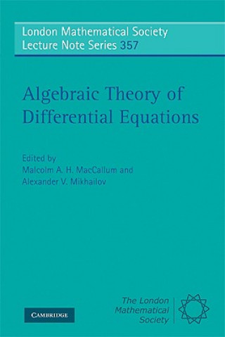 Книга Algebraic Theory of Differential Equations Malcolm A. H. MacCallumAlexander V. Mikhailov