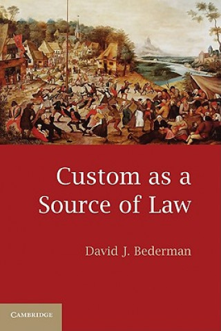 Kniha Custom as a Source of Law David J. Bederman