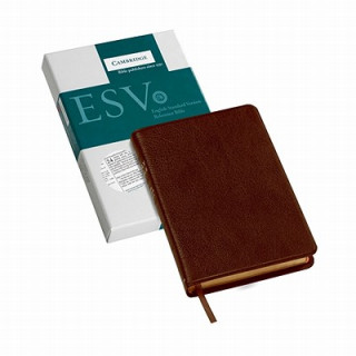 Carte ESV Pitt Minion Reference Bible, Brown Goatskin Leather, ES446:X 