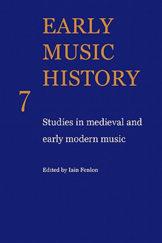 Книга Early Music History Iain Fenlon