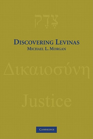 Libro Discovering Levinas Michael L. Morgan