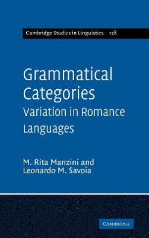 Book Grammatical Categories M. Rita ManziniLeonardo M. Savoia