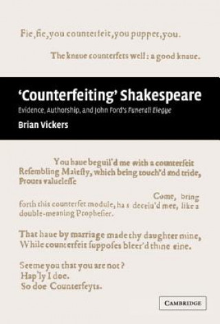 Boek 'Counterfeiting' Shakespeare Brian Vickers