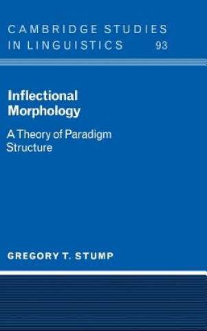 Knjiga Inflectional Morphology Gregory T. Stump