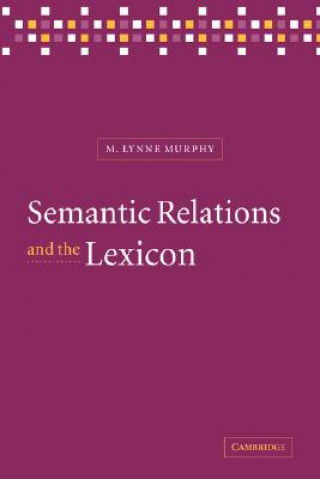 Libro Semantic Relations and the Lexicon M. Lynne Murphy